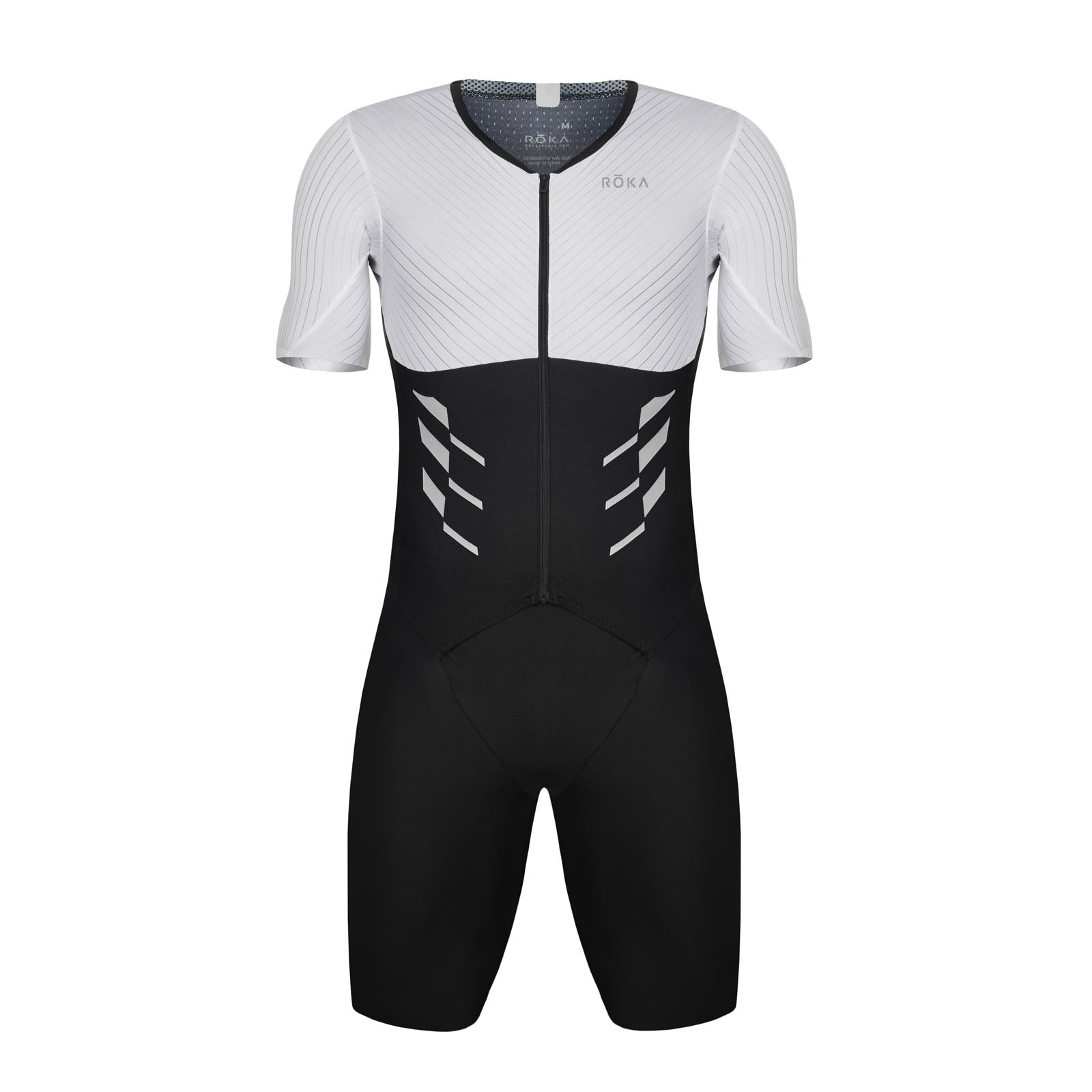 Triathlon Suit Man Silver Gray & Black – OTSO