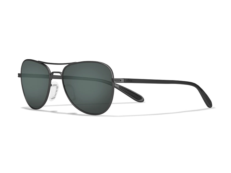 Roka Rio Titanium Sunglasses with Silver Frames - Glacier Mirror Lens