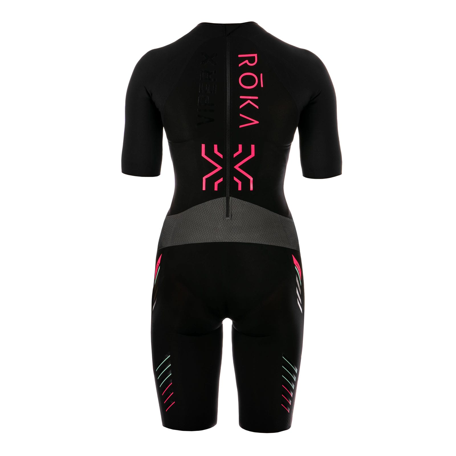 Roka Ironman Womens Size XL 2 Piece Black Swim Suit Bikini Black